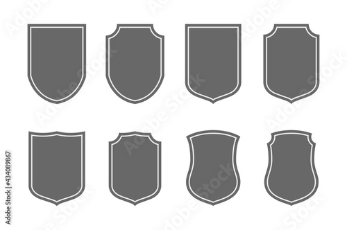 shield shape badge template