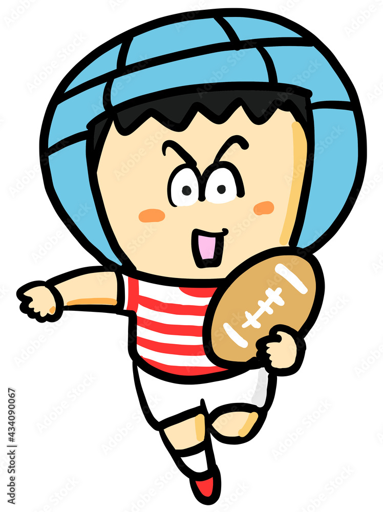 Obraz premium ラグビー こども