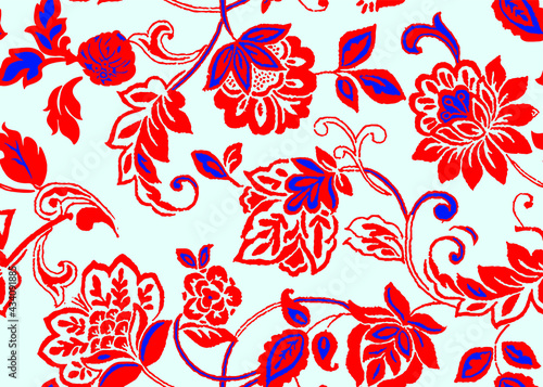 Rustic floral vector seamless pattern background wallpaper with lines, textures, stripes, leaves, branches, abstract ornaments. Surface modern texture. Ornate luxury design for fabric, textile, prints