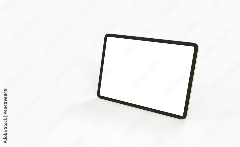 Tablet pc computer with blank screen 3d Tablet pc computer with blank screen 3d