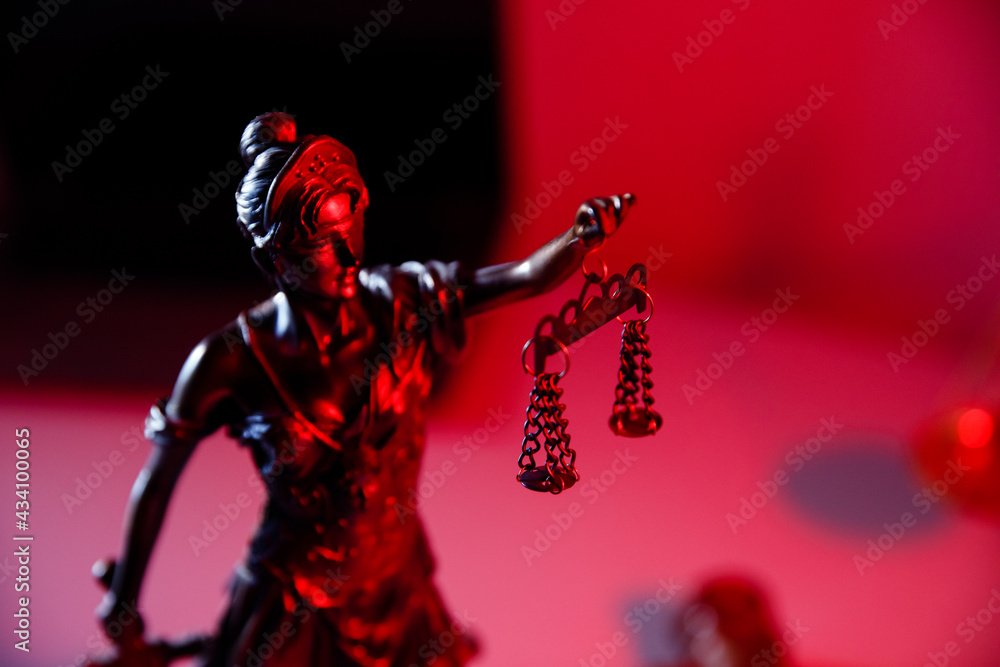 The Statue of Justice. Legal law concept image The Statue of Justice. Legal law concept image