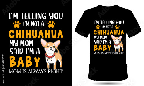 chihuahua tshirt design