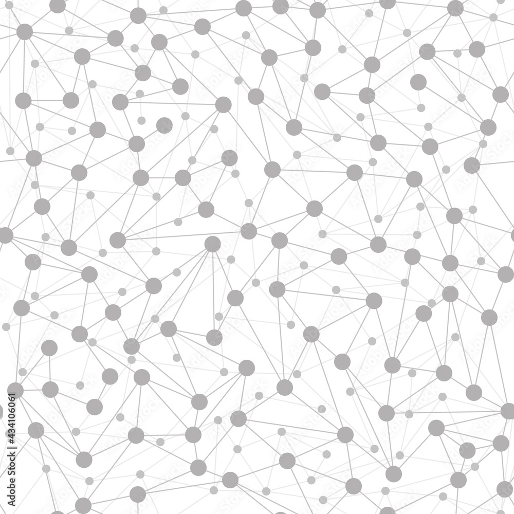 small dots connected into irregular network
