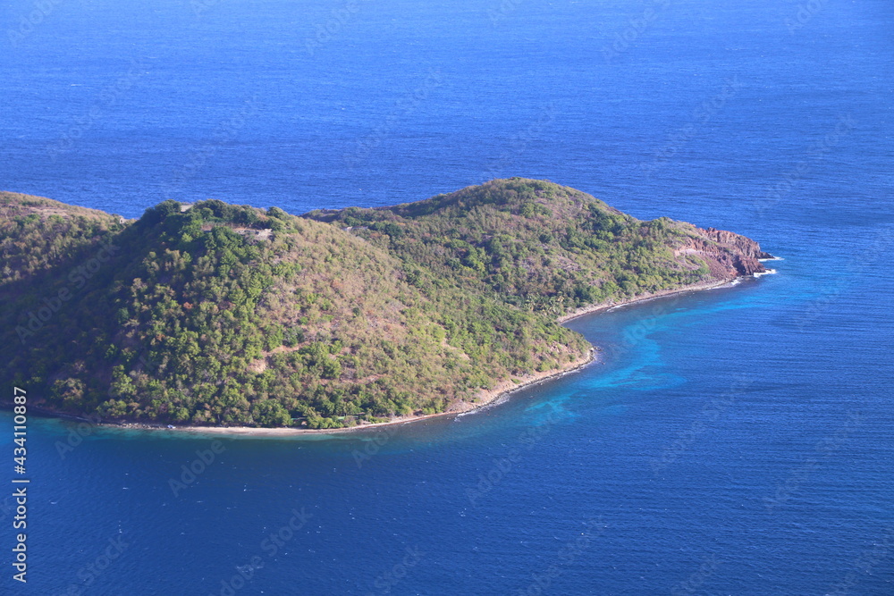 Vue Panoramique Les Saintes Terre de Haut Guadeloupe Antilles Françaises
