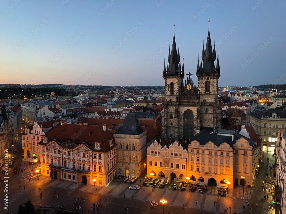 Prague, Old Town Square at Night