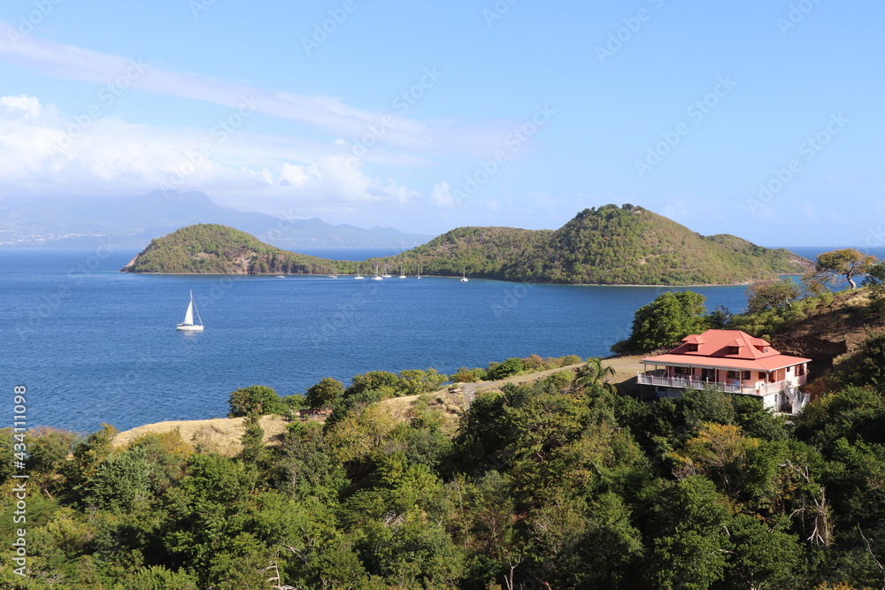 Vue Panoramique Les Saintes Terre de Haut Guadeloupe Antilles Françaises