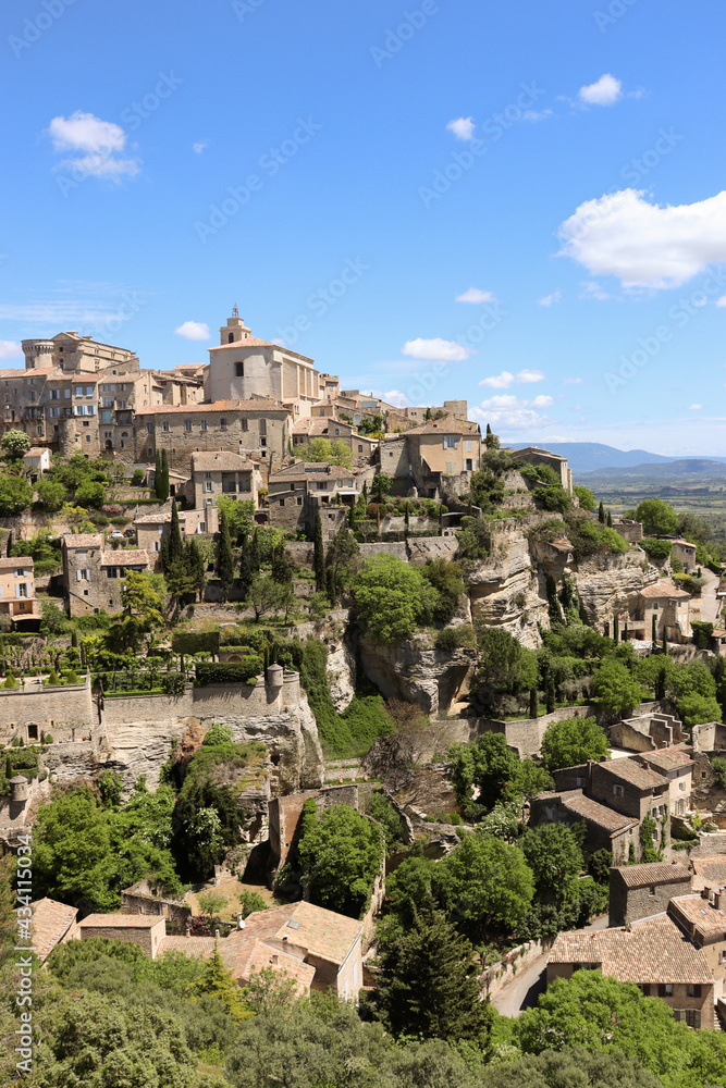 Ansicht von Gordes in der Vaucluse, Provence, Frankreich