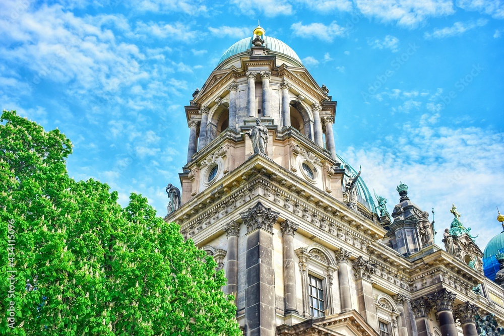 Fototapeta premium Details of the Berlin Cathedral. Germany