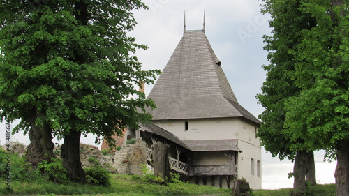 Ruins of a Halych castle in the city of Halych. Ukraine. 05.16.21