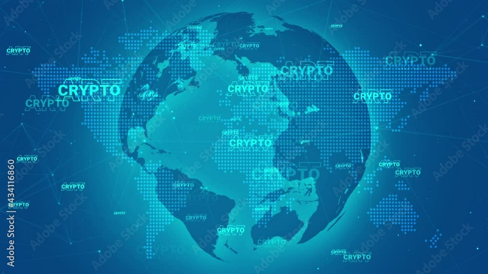 Digital Business Crypto art Concept Digital Business Crypto art Concept