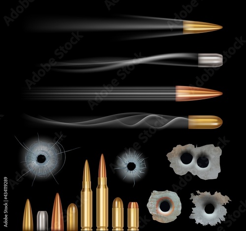 Bullet holes Fototapet