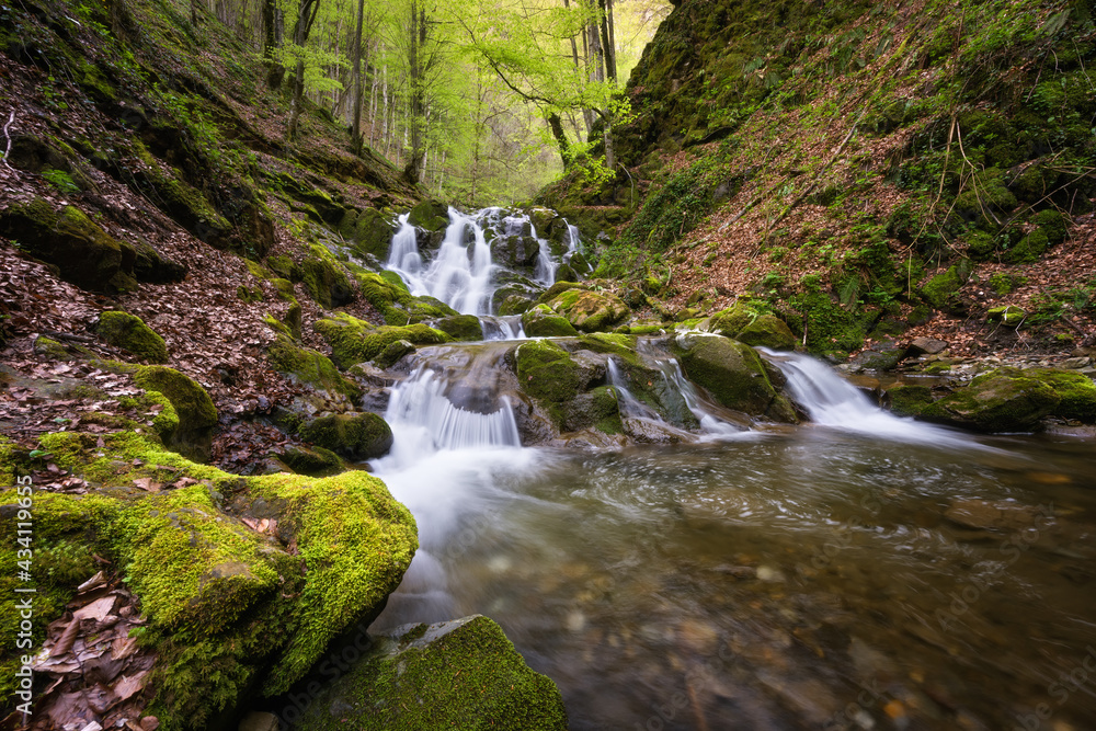 Spring landscape near the town of Teteven, Stara planina Mountains, Bulgaria Spring landscape near the town of Teteven, Stara planina Mountains, Bulgaria