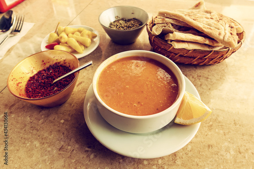 Traditional turkish soup