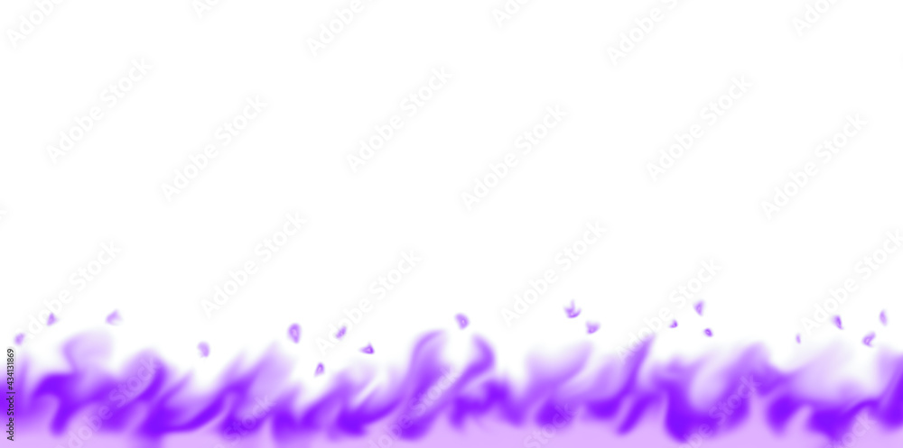 Purple flame line effect.