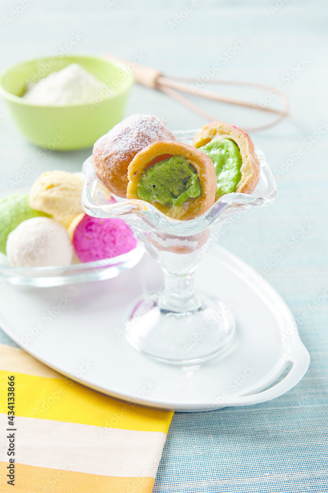 Fried ice cream balls (ph. Archivio Collection) Fried ice cream balls (ph. Archivio Collection)
