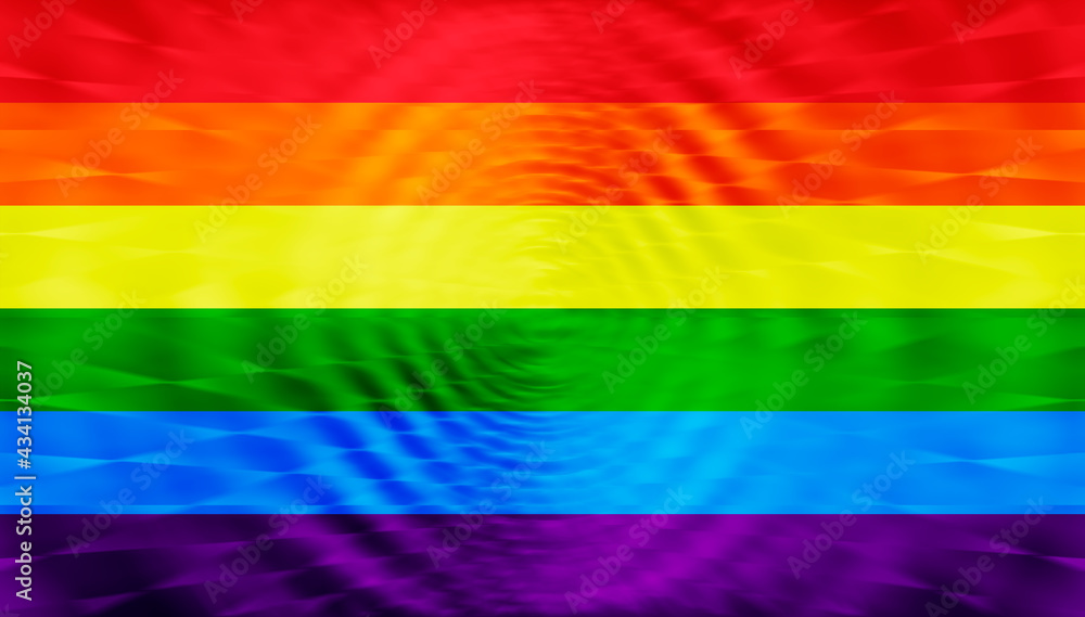 LGBT Pride Rainbow flag isolated LGBT Pride Rainbow flag isolated