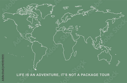 World map vector, Perfect for business concepts, backgrounds, backdrop, poster, banner, label, sticker and wallpapers.