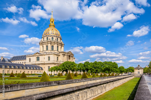 The Dome des Invalides in Paris, France