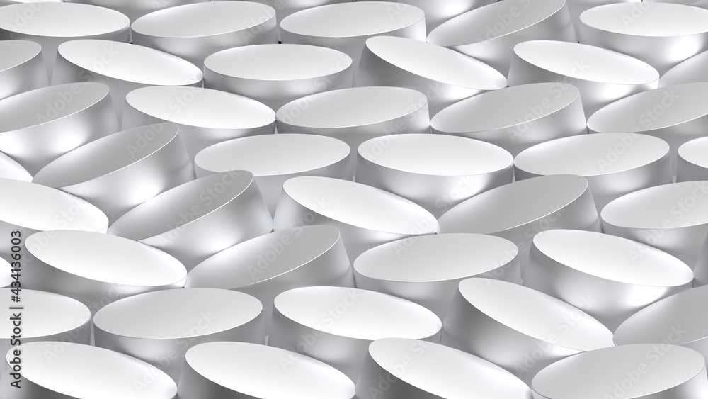 metal minimalistick abstract composition of rings circles white lighting soft 3d render metal minimalistick abstract composition of rings circles white lighting soft 3d render