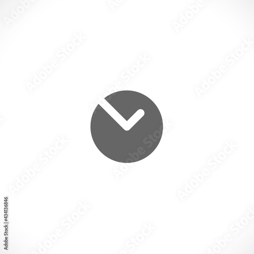 Free Download Clock icon. Clock Time symbol flat style. design web site icon, logo, app, UI. Illustration - Vector. EPS10. - GFXLoad