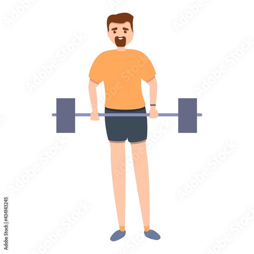 Training tracker icon. Cartoon of Training tracker vector icon for web design isolated on white background