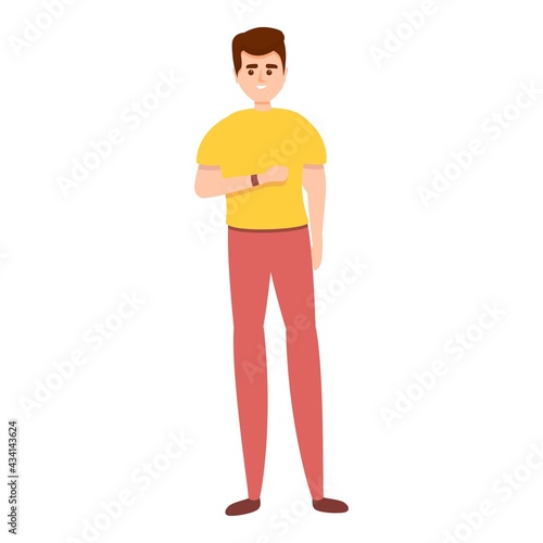 Steps tracker icon. Cartoon of Steps tracker vector icon for web design isolated on white background