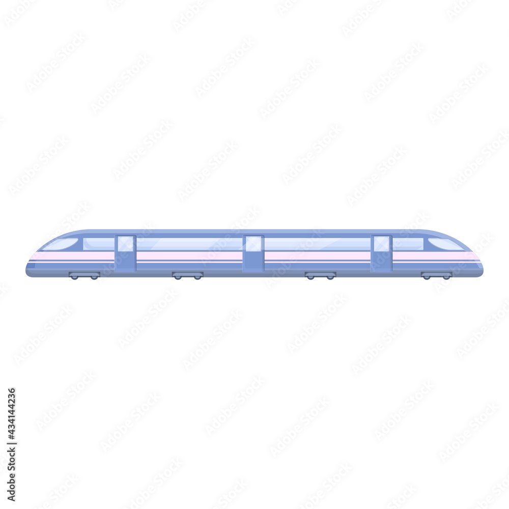 Solar train icon. Cartoon of Solar train vector icon for web design isolated on white background Solar train icon. Cartoon of Solar train vector icon for web design isolated on white background