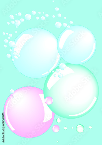 fond bulles de savon