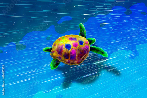Mutant Plastic Turtle