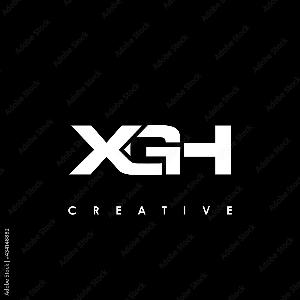 Obraz premium XGH Letter Initial Logo Design Template Vector Illustration