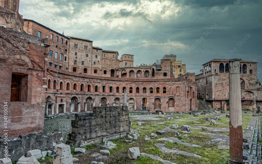 Rome Italy, Trajan forum the 