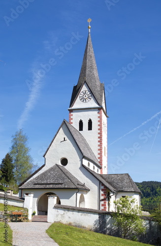 Die Pfarrkirche von Keutschach / Kärnten / Österreich