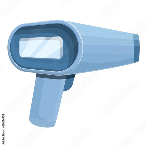 Speed radar handle icon. Cartoon of Speed radar handle vector icon for web design isolated on white background