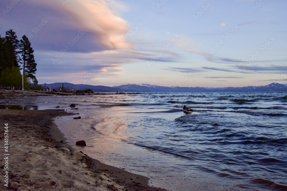 Obraz premium sunset on the beach