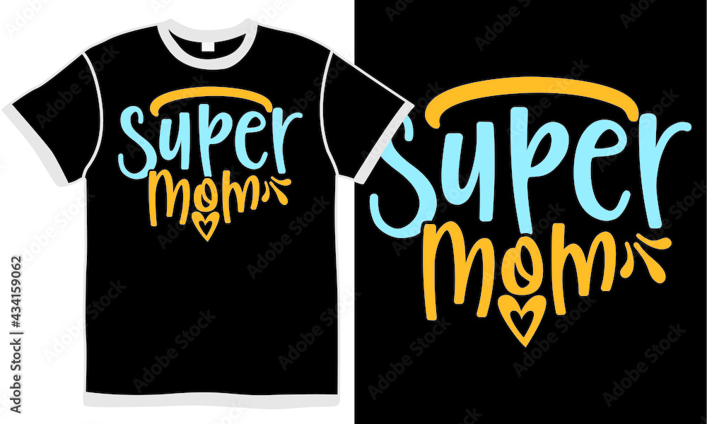 Obraz premium super mom, strong mom, world best mom,superhero mother, funny mother's day design, world mom design quote