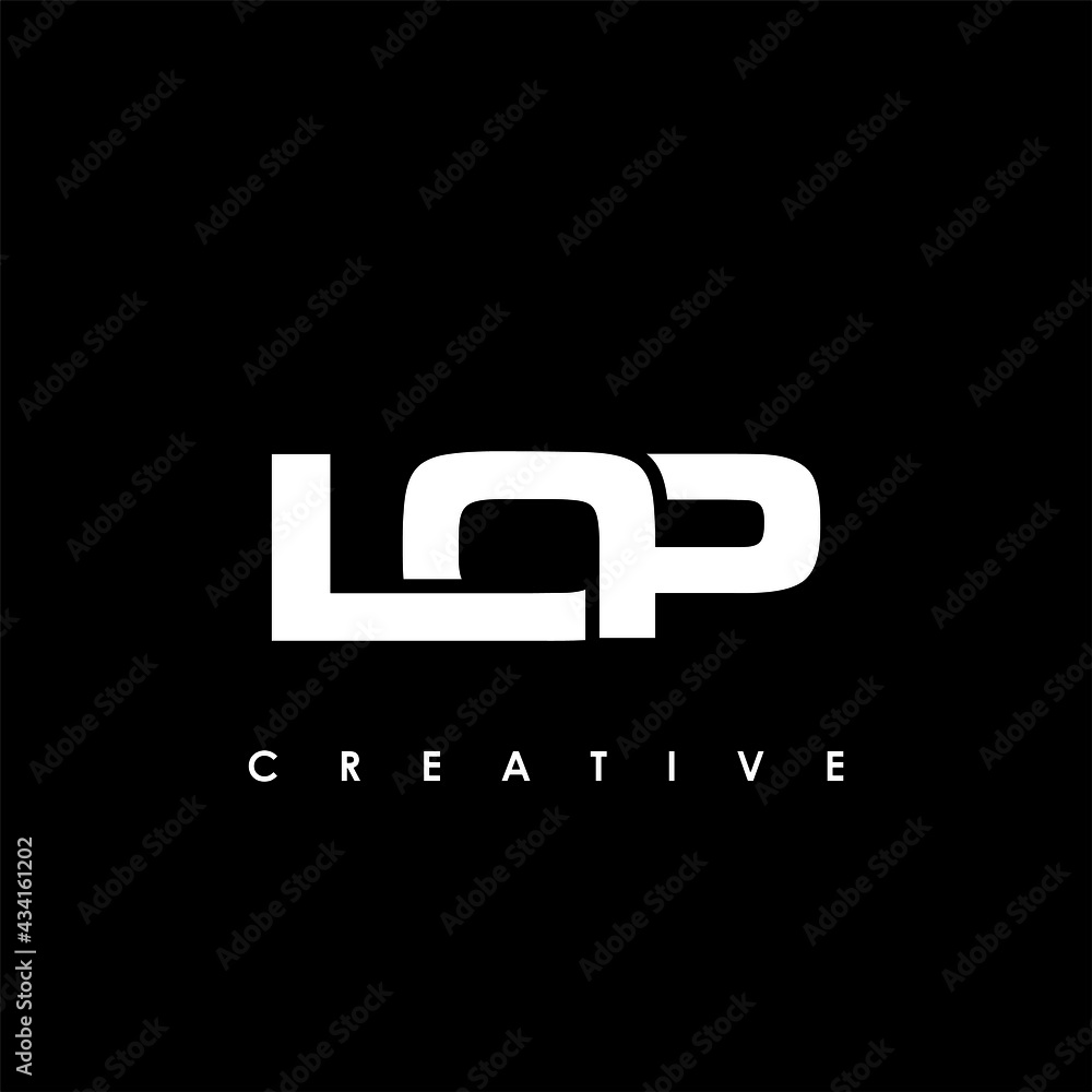 LOP Letter Initial Logo Design Template Vector Illustration LOP Letter Initial Logo Design Template Vector Illustration