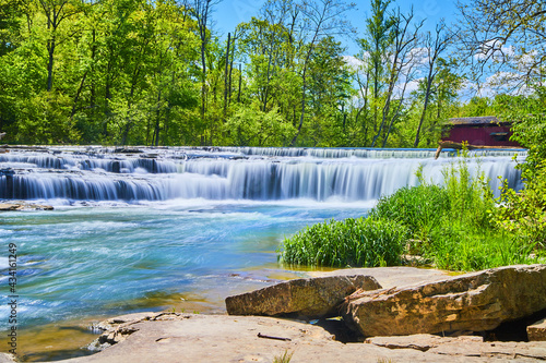 Waterfall in nature