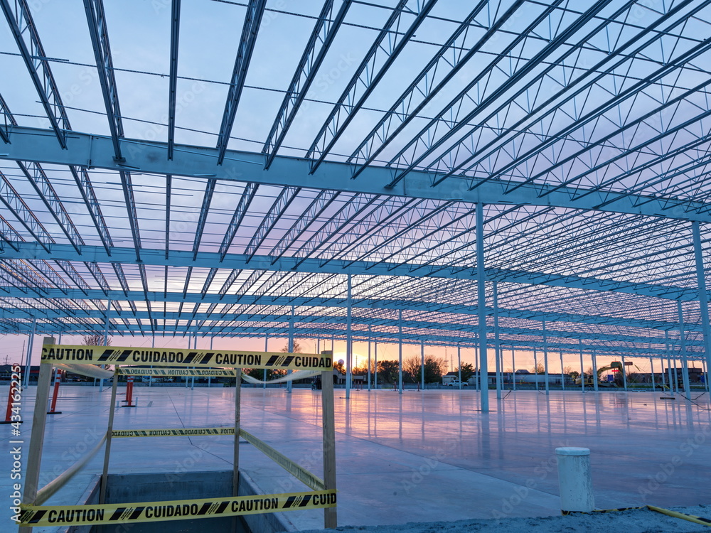 commercial building under construction