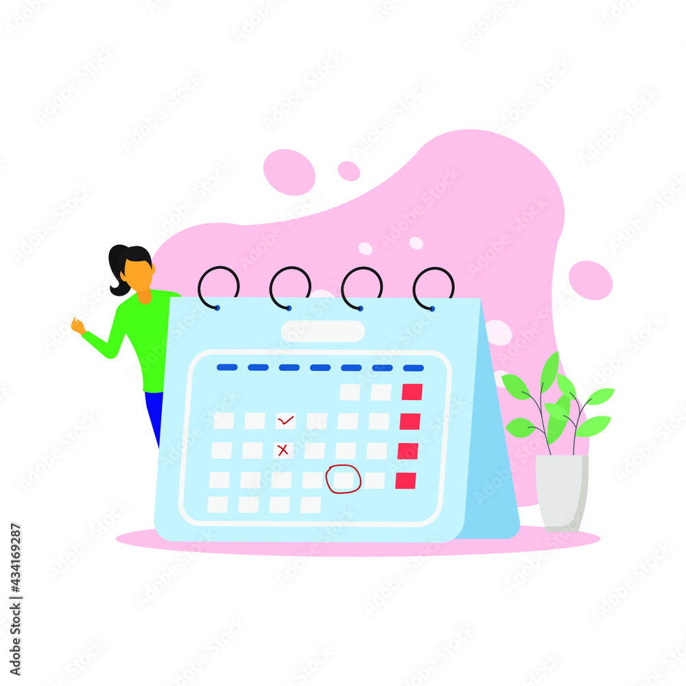 calendar icon daily routine object illustration vector graphic calendar icon daily routine object illustration vector graphic