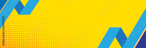 background with lines, Dotted texture poster design, abstract background with modern futuristic graphics. with Halftone Effect. Yellow background with stripes. yellow and light blue banner. eps 10