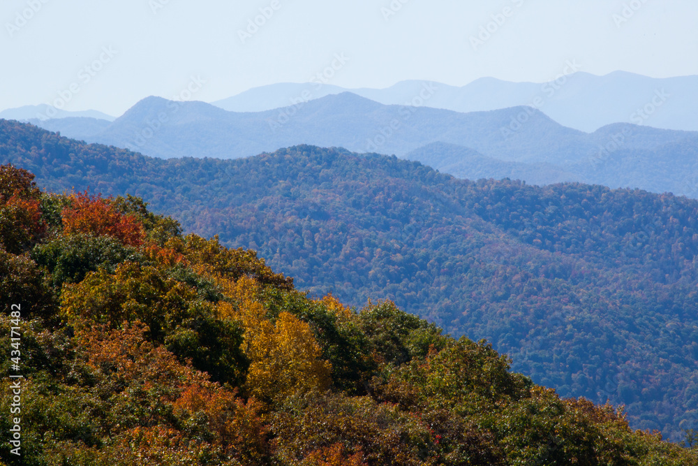Fall colors in the Great Smoky Mountains
