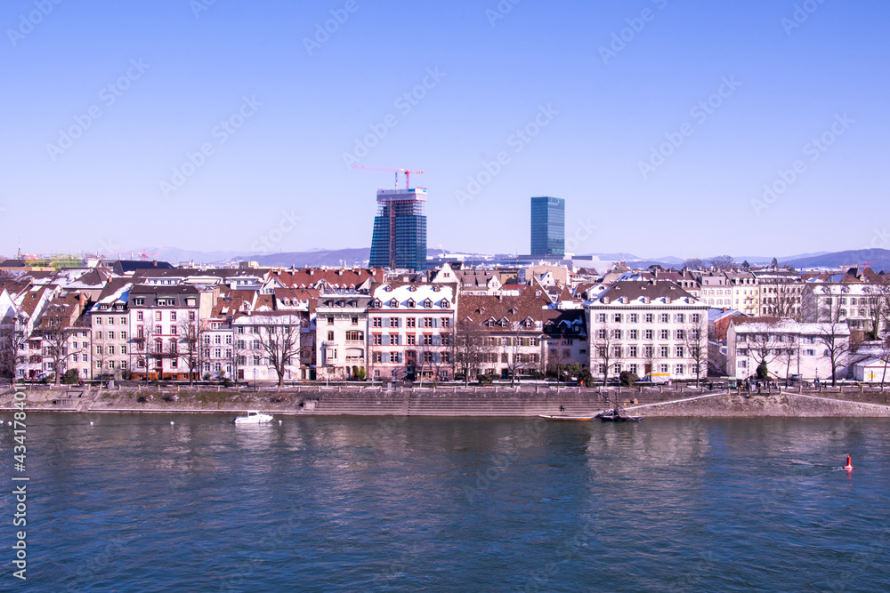 View of the city of Basel, Switzerland