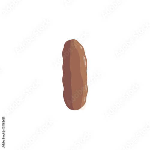 Brown normal human excrement with health digestive tract.