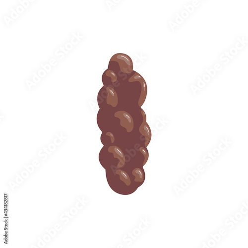 Condition of human faeces at bristol scale chart - lumpy constipation.