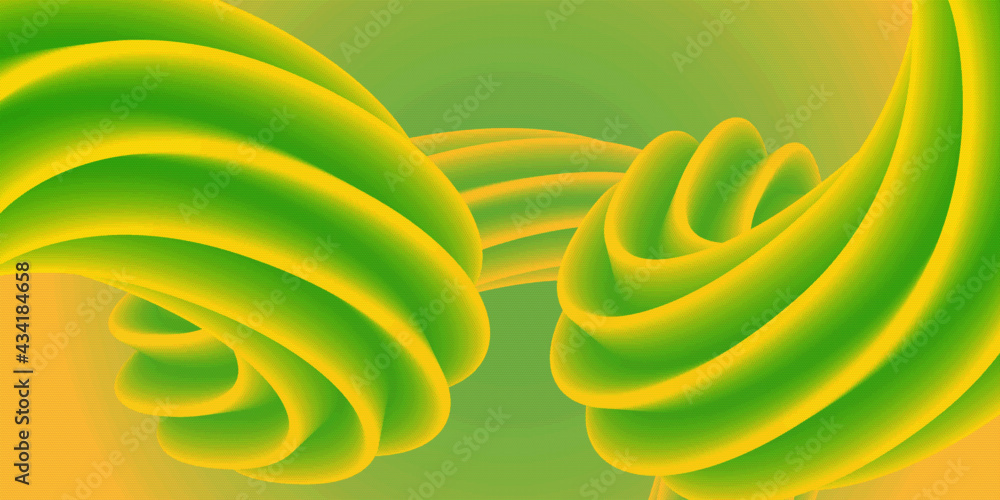 Soft green wavy surface. Minimalistic design. Vector 3d illustration. Abstract background. Multi-colored gradient substance. Modern cover template, eps Soft green wavy surface. Minimalistic design. Vector 3d illustration. Abstract background. Multi-colored gradient substance. Modern cover template, eps