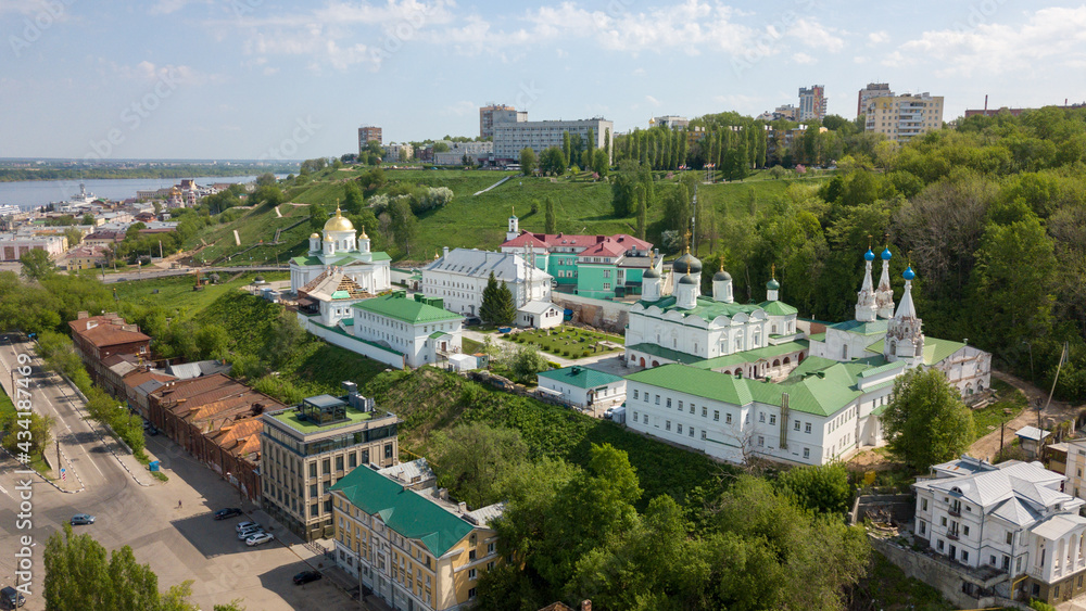 View of the Annunciation Monastery in Nizhny Novgorod
