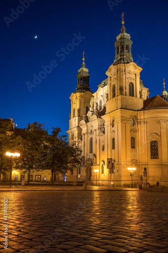 Church of St. Nicholas on Old Town Square in Prague