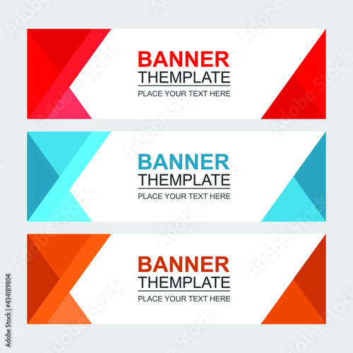 Set of abstract vector banners design. Collection of web banner template. modern template design for web, ads, flyer, poster background Free Download Set of abstract vector banners design. Collection of web banner template. modern template design for web, ads, flyer, poster background - GFXLoad