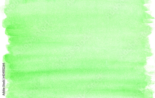 Abstract green watercolor background for design