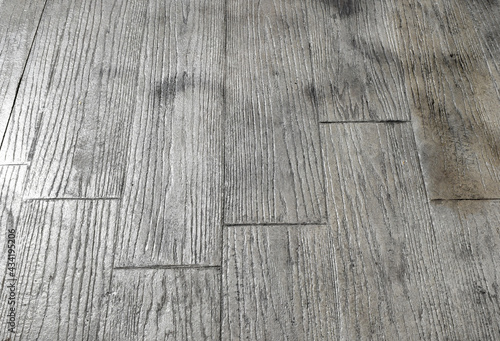 New Home House Stamped Patterned Patio Construction Concrete Cement Foundation Builders Smooth Surface